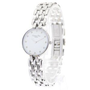 Christian Dior Bagira D44-120 12P diamond white Dial Quartz Ladies Watch_891338